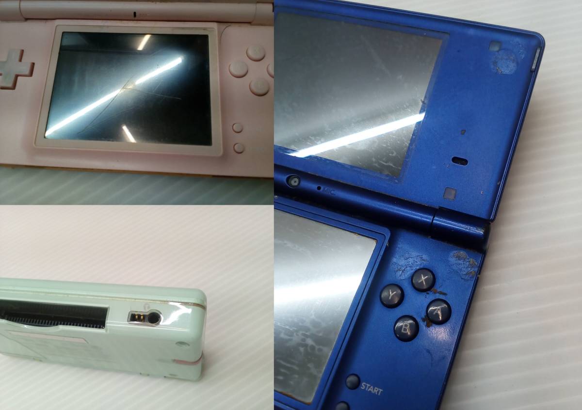 55-y5492-100: ニンテンドーDSiLL DSライト DSi 初代DS ジャンク品 33台 大量まとめセット Nintendo 任天堂 ダメージ大 動作未確認_画像9