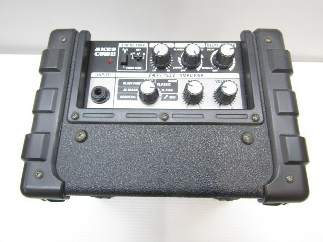 93-KK52-100♪ ROLAND ローランド MICRO CUBE N225 モデリングアンプ 楽器 ACアダプター付 現状品_画像4