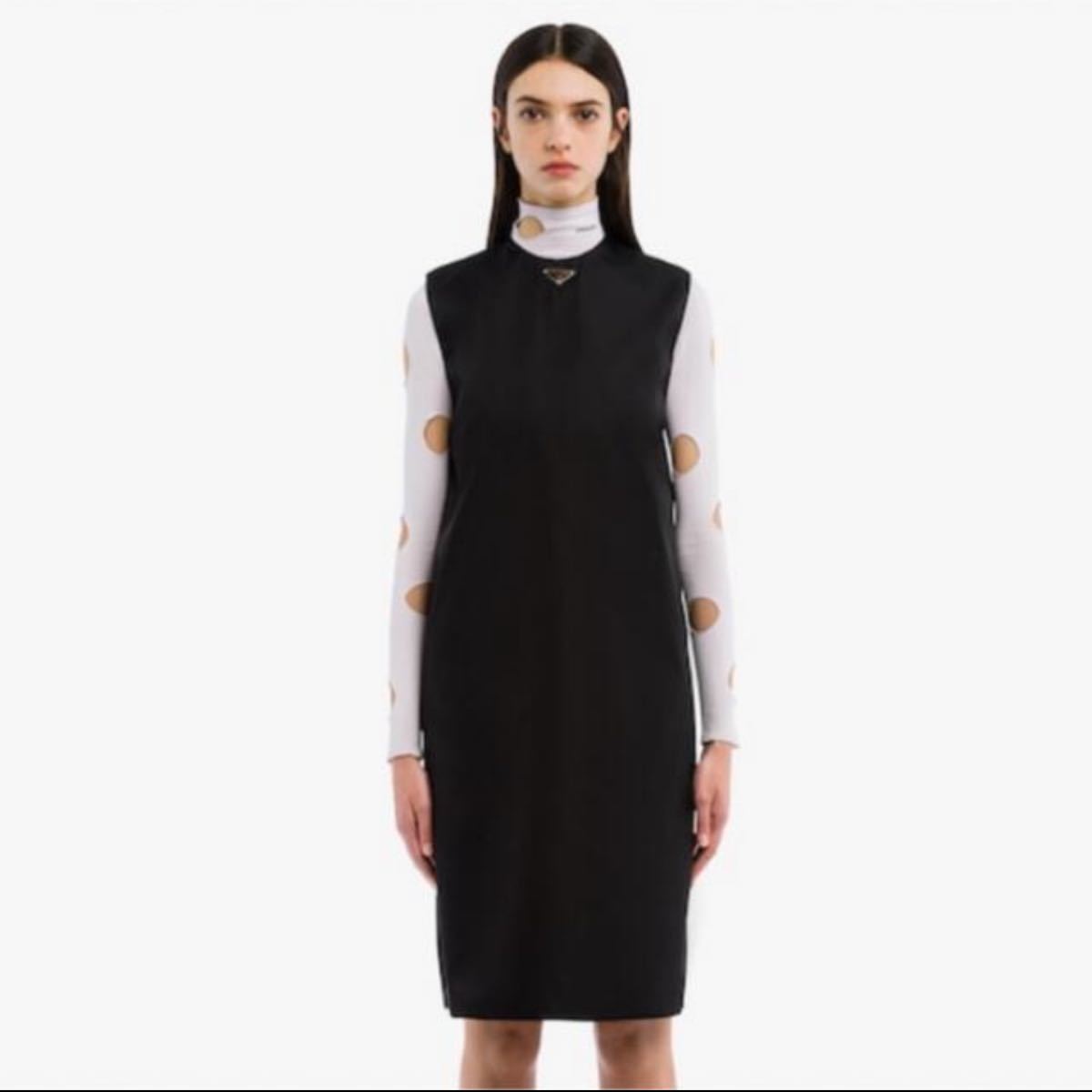 PRADA プラダ Re Nylon ギャバジン ノースリーブドレス 40サイズ