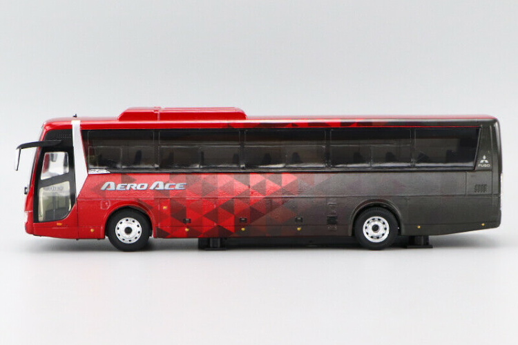 特価在庫ATLAS 1/43 三菱 ふそう エアロエース バス レッド ATLAS 1/43 MITSUBISHI FUSO AERO ACE BUS RED 乗用車