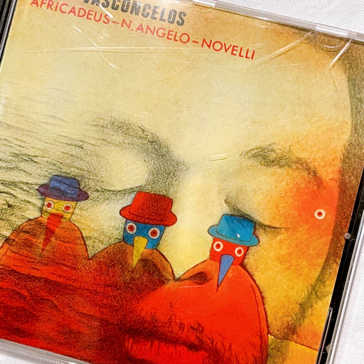 Nana Vasconcelos CD ナナヴァスコンセロス 中古 AFRICADEUS-N.ANGELO-NOVELLI アフロ ブラジリアン カリブ音楽 ジャズ US盤 アメリカ購入の画像2