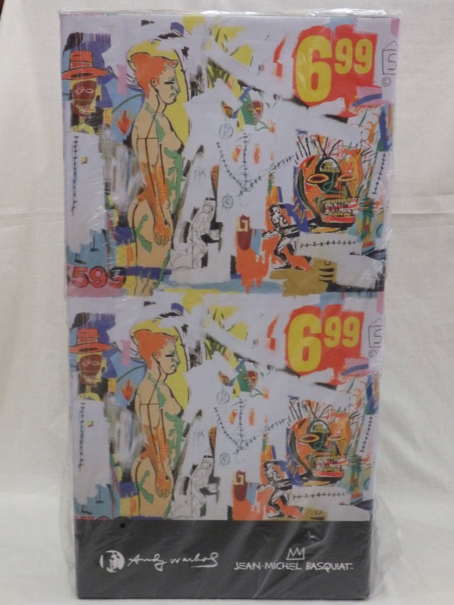 BE@RBRICK Andy Warhol × JEAN-MICHEL BASQUIAT #4 1000％ ベアブリック バスキア アンディウォーホール メディコムトイ medicom toy