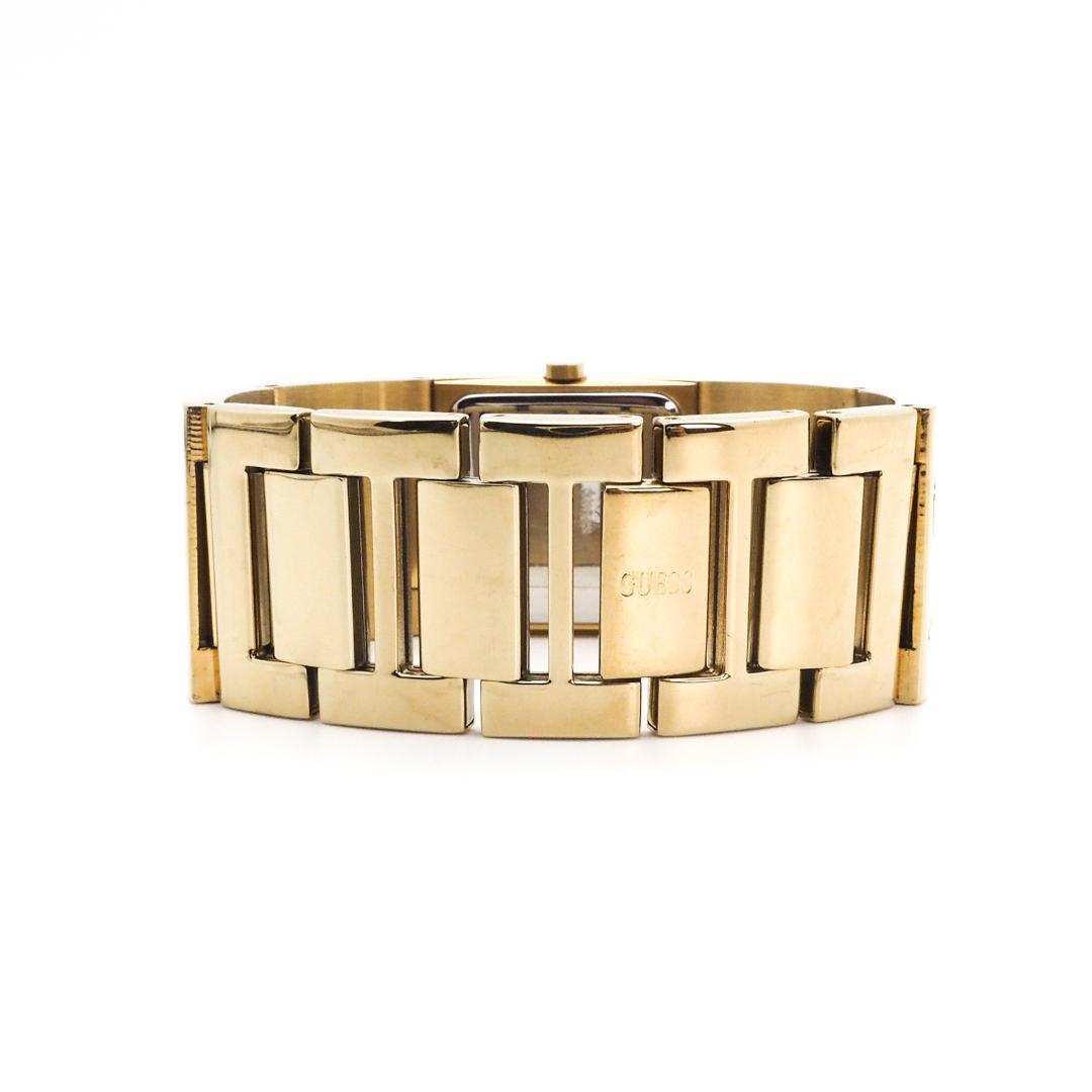 希少》GUESS 腕時計 ゴールド バングル ストーン アニマル 希少》GUESS 腕時計 ゴールド バングル ストーン アニマル