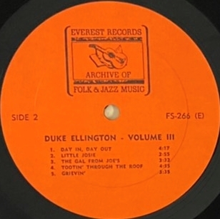♪試聴♪Duke Ellington / Volume III_画像5