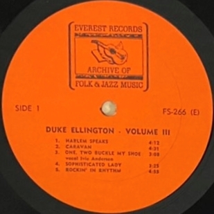 ♪試聴♪Duke Ellington / Volume III_画像4