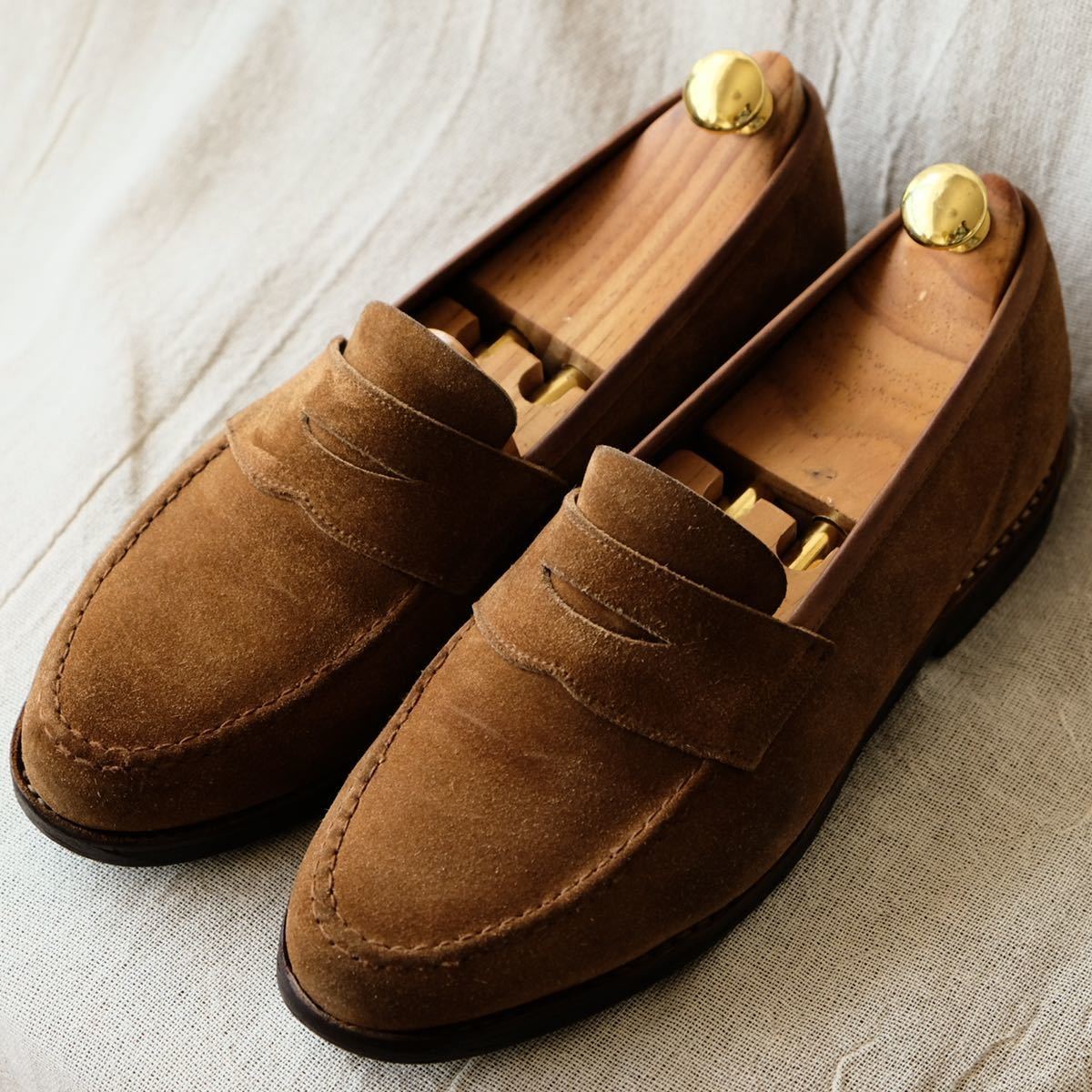 CROCKETT&JONES スエードローファー - 通販 - toptelha.net.br