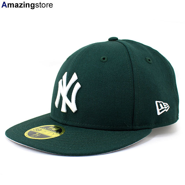 size:7-1 2 ニューエラ 59FIFTY 初売り 海外限定 ニューヨーク ヤンキース MLB TEAM-BASIC LC 13054427-712 ERA DARK CAP FITTED LOW-CROWN GREEN NEW