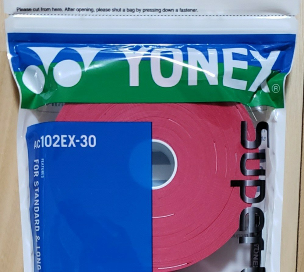 評判 YONEX ヨネックス ウエットスーパーグリップテープ３０本入り 全4色