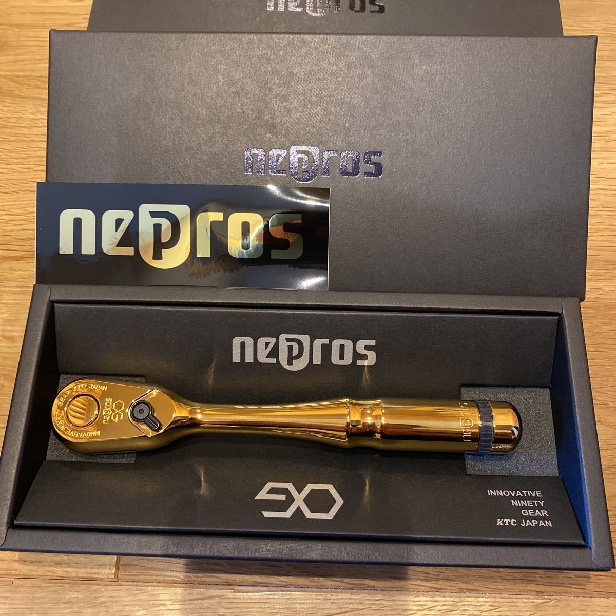 ネプロス 限定品 ラチェット nepros KTC 9.5 3/8 NBR390GL www