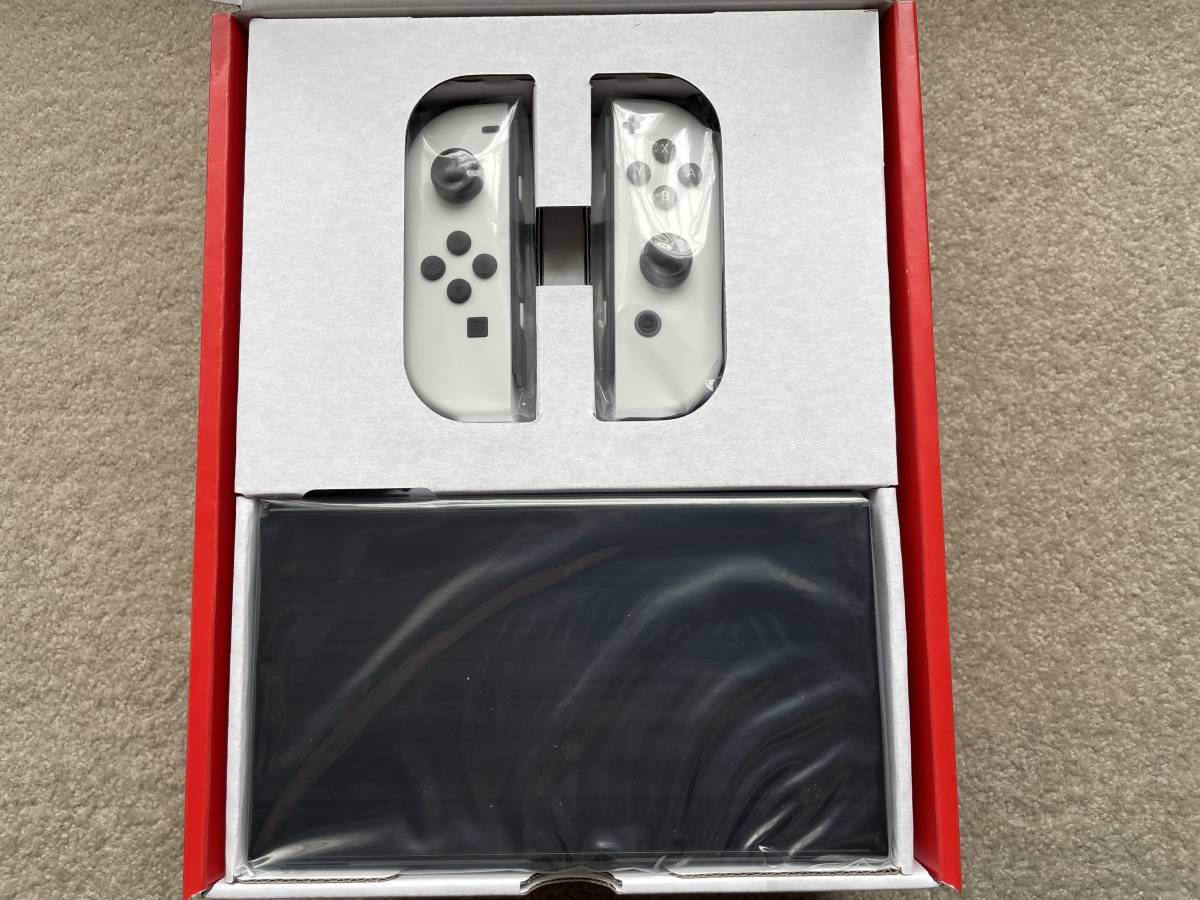 Nintendo Switch ニンテンドースイッチ 有機ELモデル　Joy-Con(L)/(R) ホワイト　ホワイト3年保証新品　未使用　