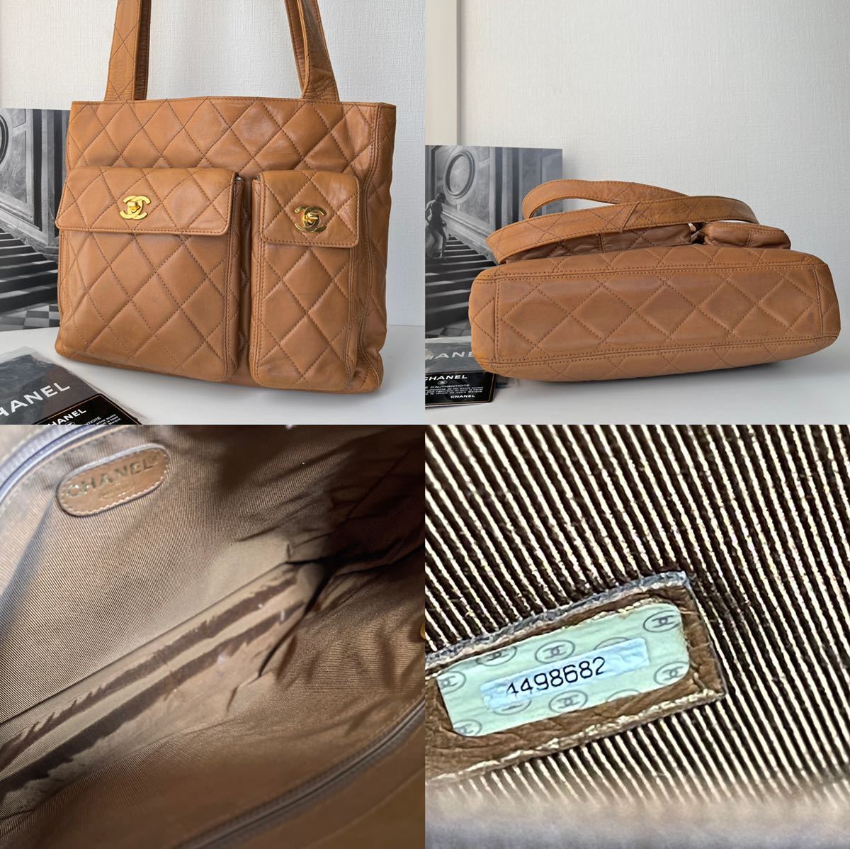 レア美品 シャネル CHANEL マトラッセ ショルダーバッグ ハンドバッグ