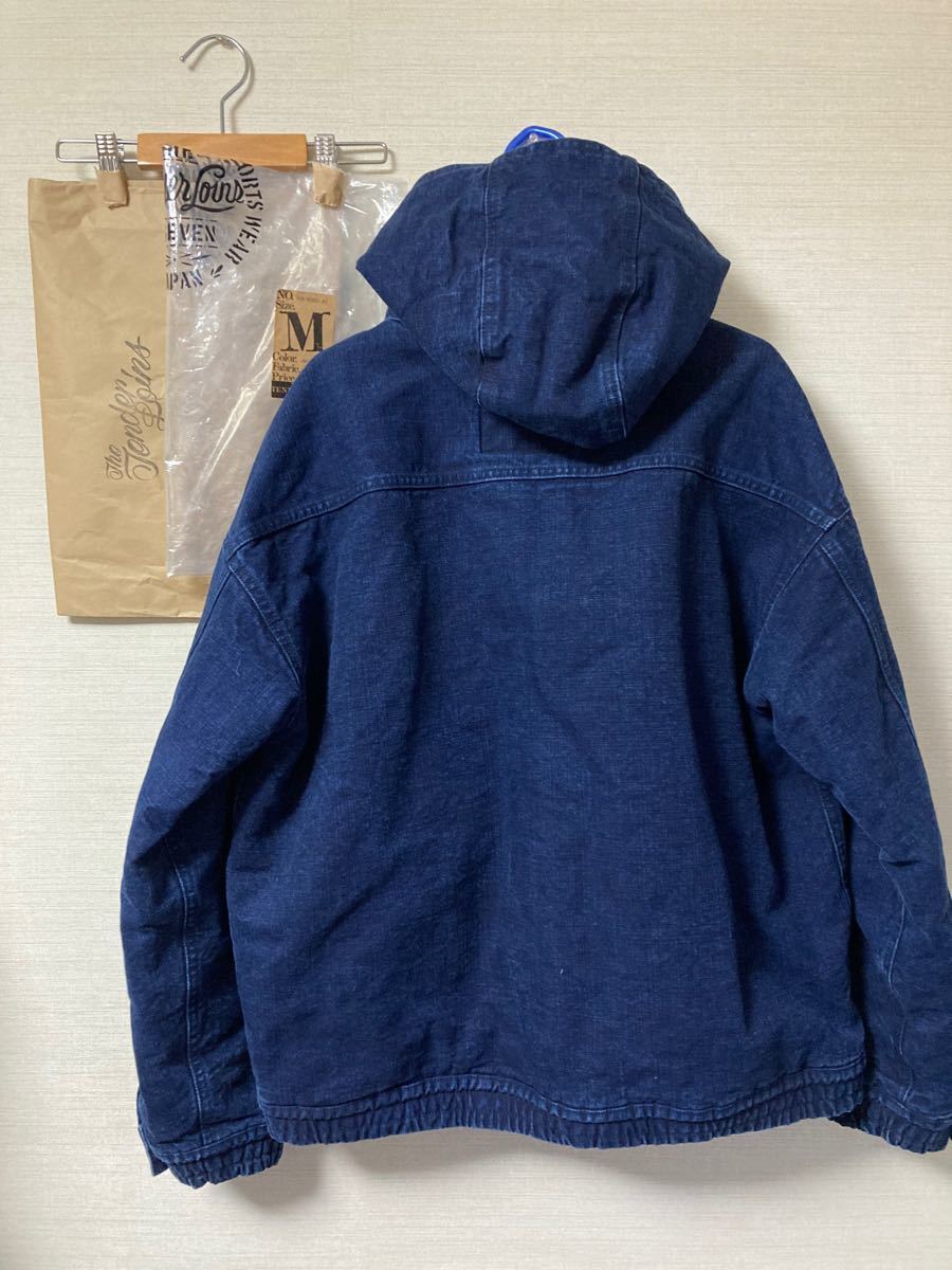 20AW Mサイズ テンダーロイン DUCK HOODED JKT ダック ジャケット デニム ブランケット