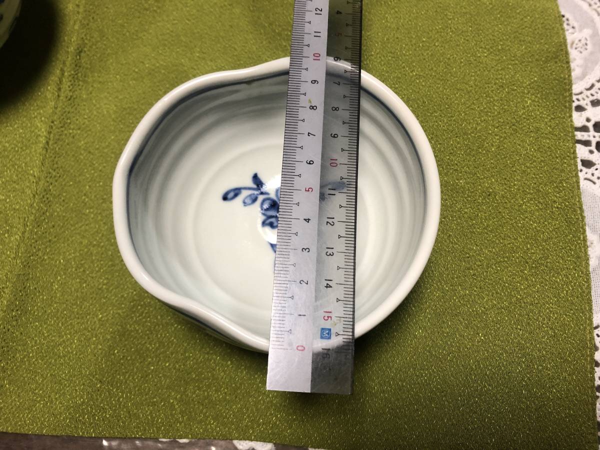 染付 ひさご型 5客 /伊万里焼/有田焼/波佐見焼/小鉢/向付/膾皿/飾皿