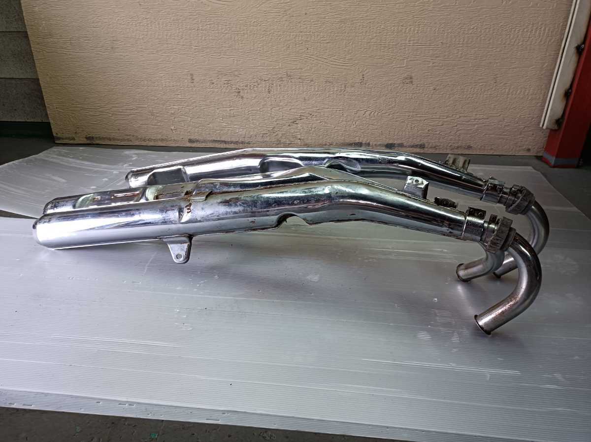  that time thing KAWASAKI H2/750SS muffler 3 pcs set Mach Triple /SS (K-MUF-0000047)