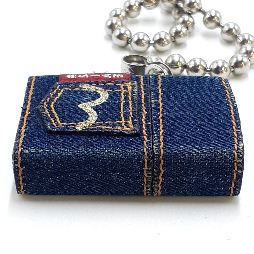 美品 エヴィス EVISU ジッポ ライター デニム 03-23051606 | grupooceis.mx