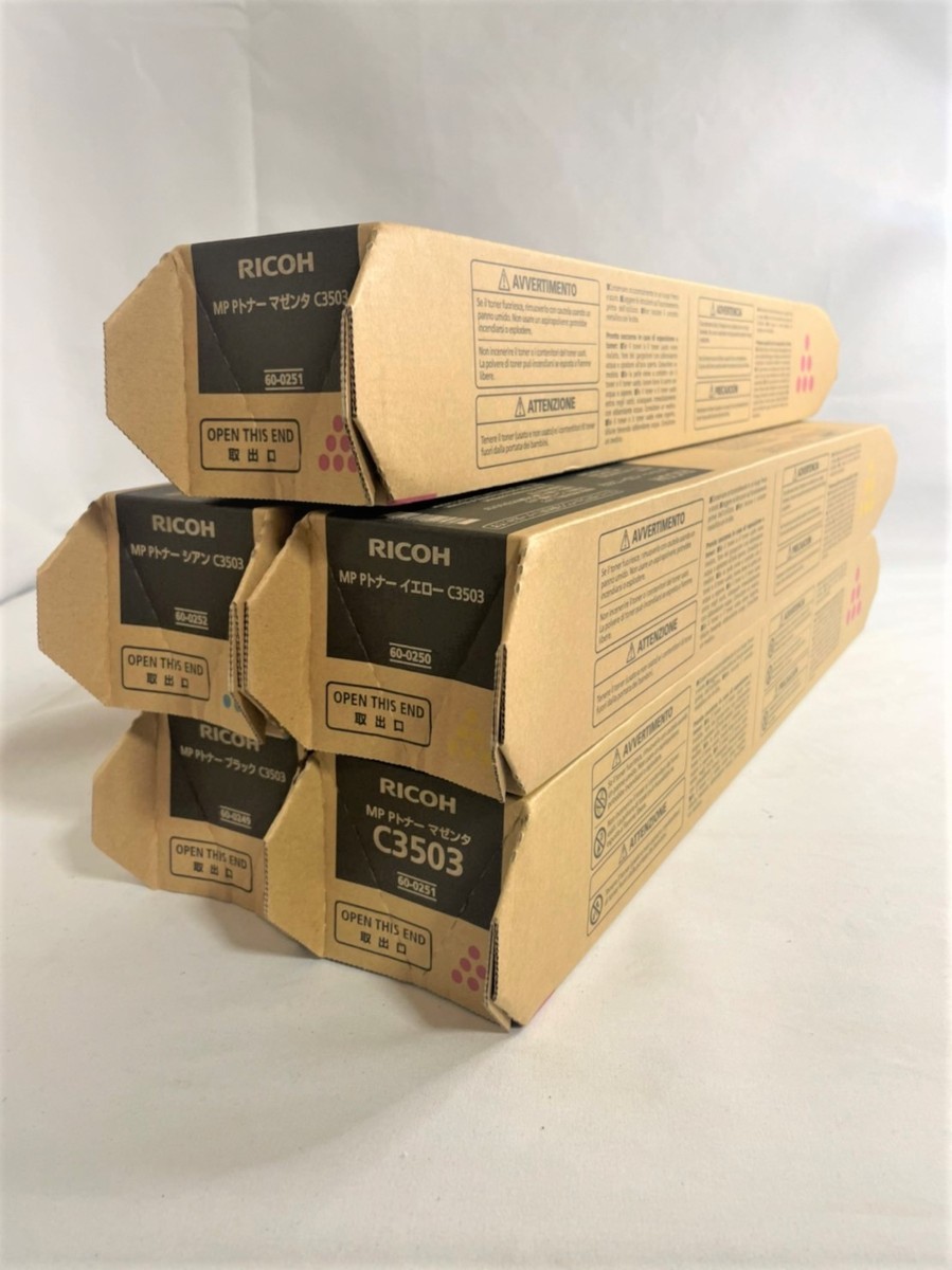 5本セット!】RICOH リコー C3503 60-0249 ブラック 60-0250 イエロー