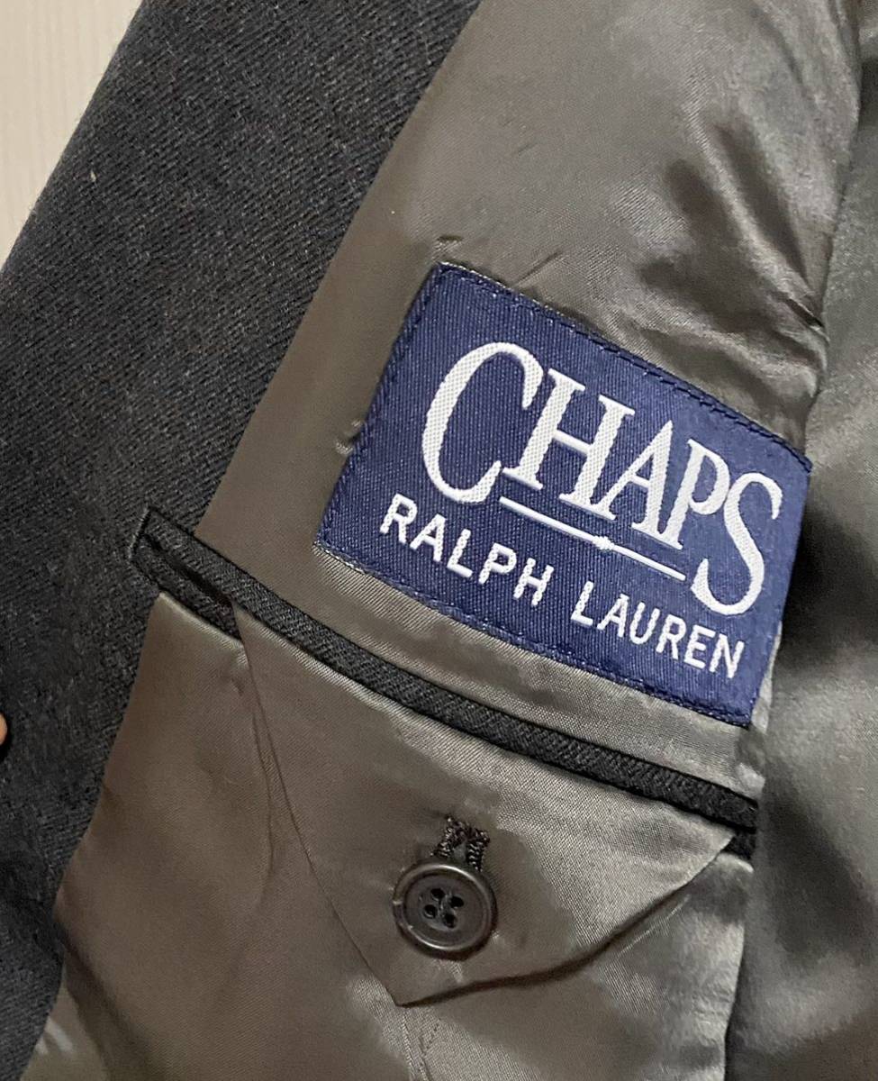 CHAPS RALPH LAUREN チャップスラルフローレン ウール100% テーラードジャケット 美品_画像5