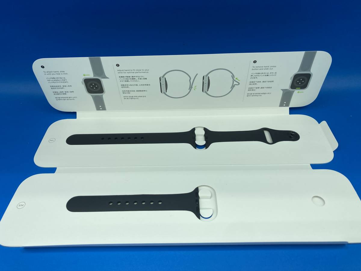 【used ほぼ未使用】Apple Watch アップルウォッチ ★SERIES6 Space Gray Aluminum Case ★Black Sport Band 40mm_画像5