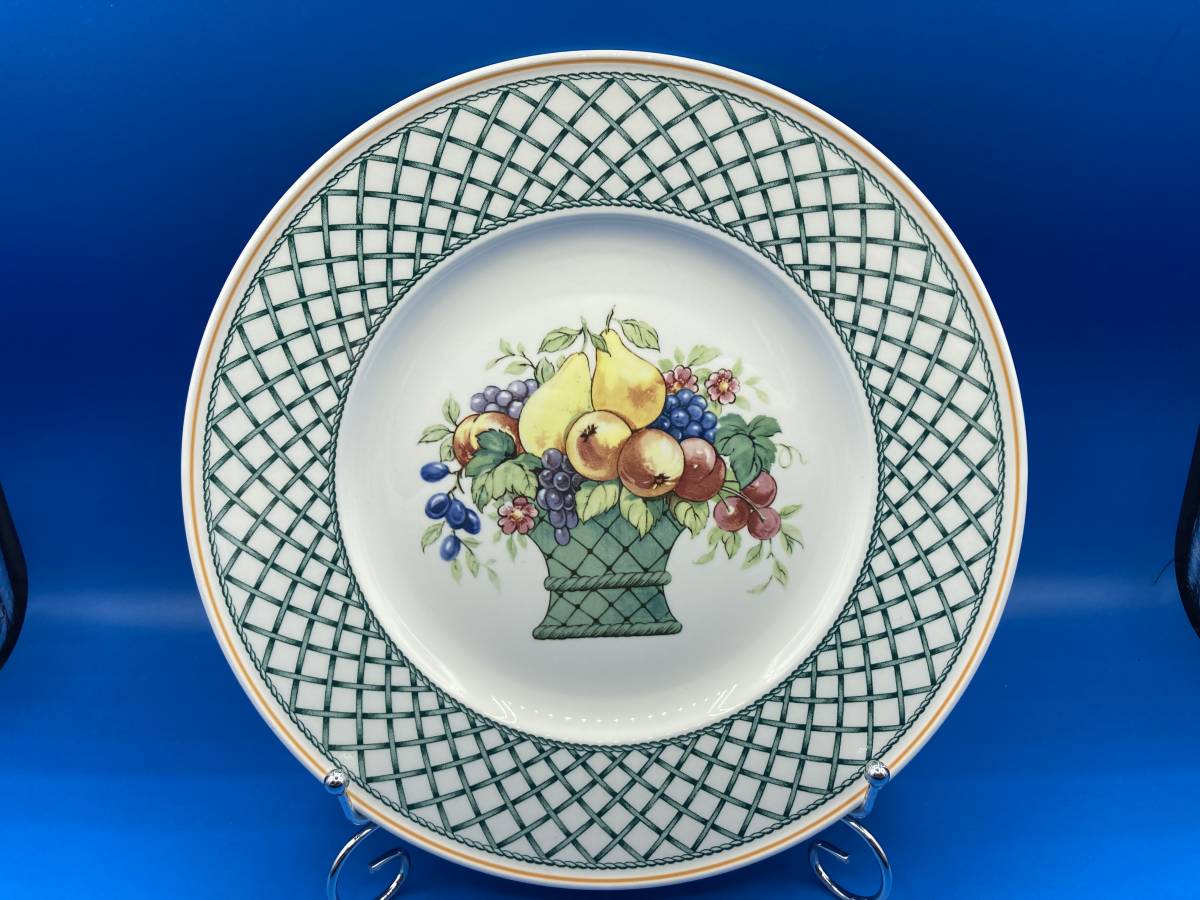 【未使用 箱なし】Villeroy & Boch ビレロイ&ボッホ　★プレート お皿★Basket(1)　★サイズ 270mm_画像1