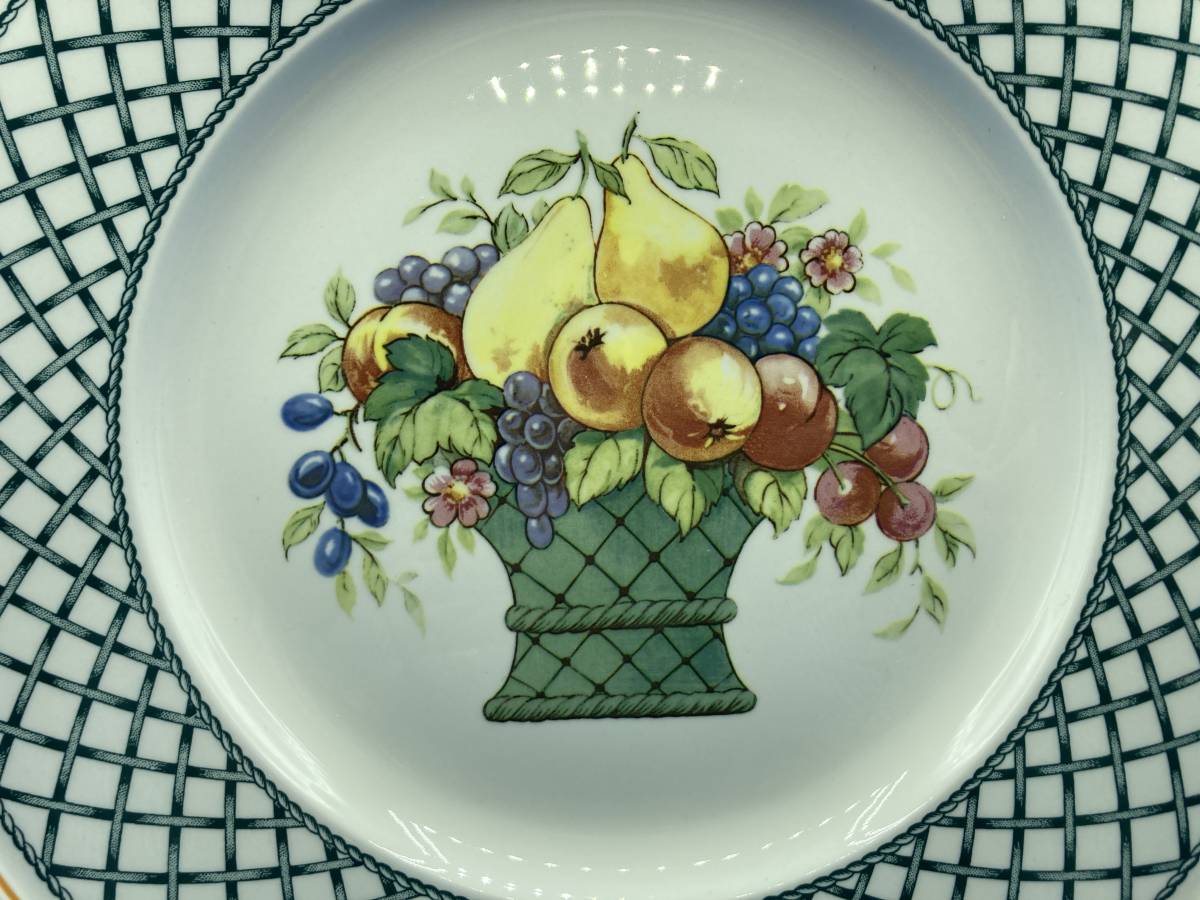 【未使用 箱なし】Villeroy & Boch ビレロイ&ボッホ　★プレート お皿★Basket(2)　★サイズ 270mm_画像2