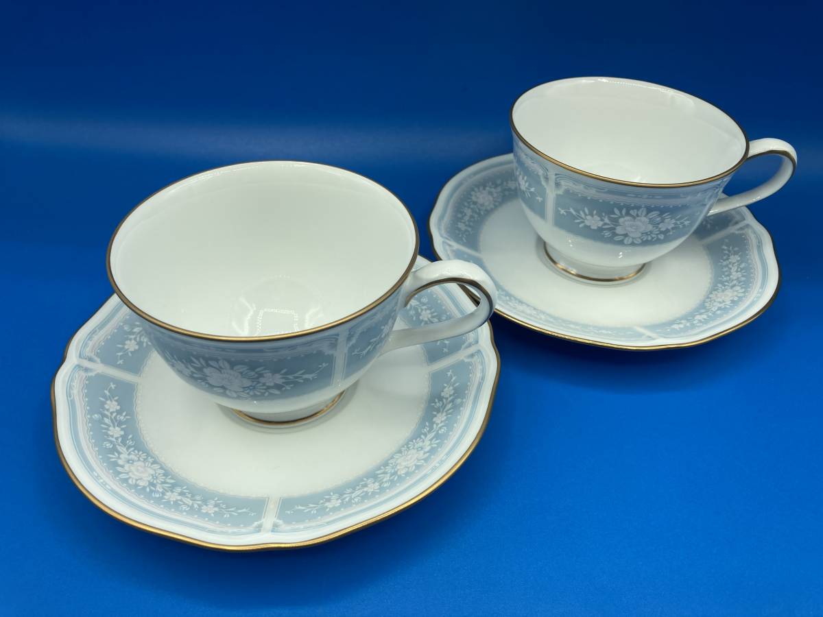 【未使用 箱あり ペア】Noritake　ノリタケ　★ペア カップ&ソーサー　★カップ 95mm×高さ65mm　ソーサー155mm_画像2