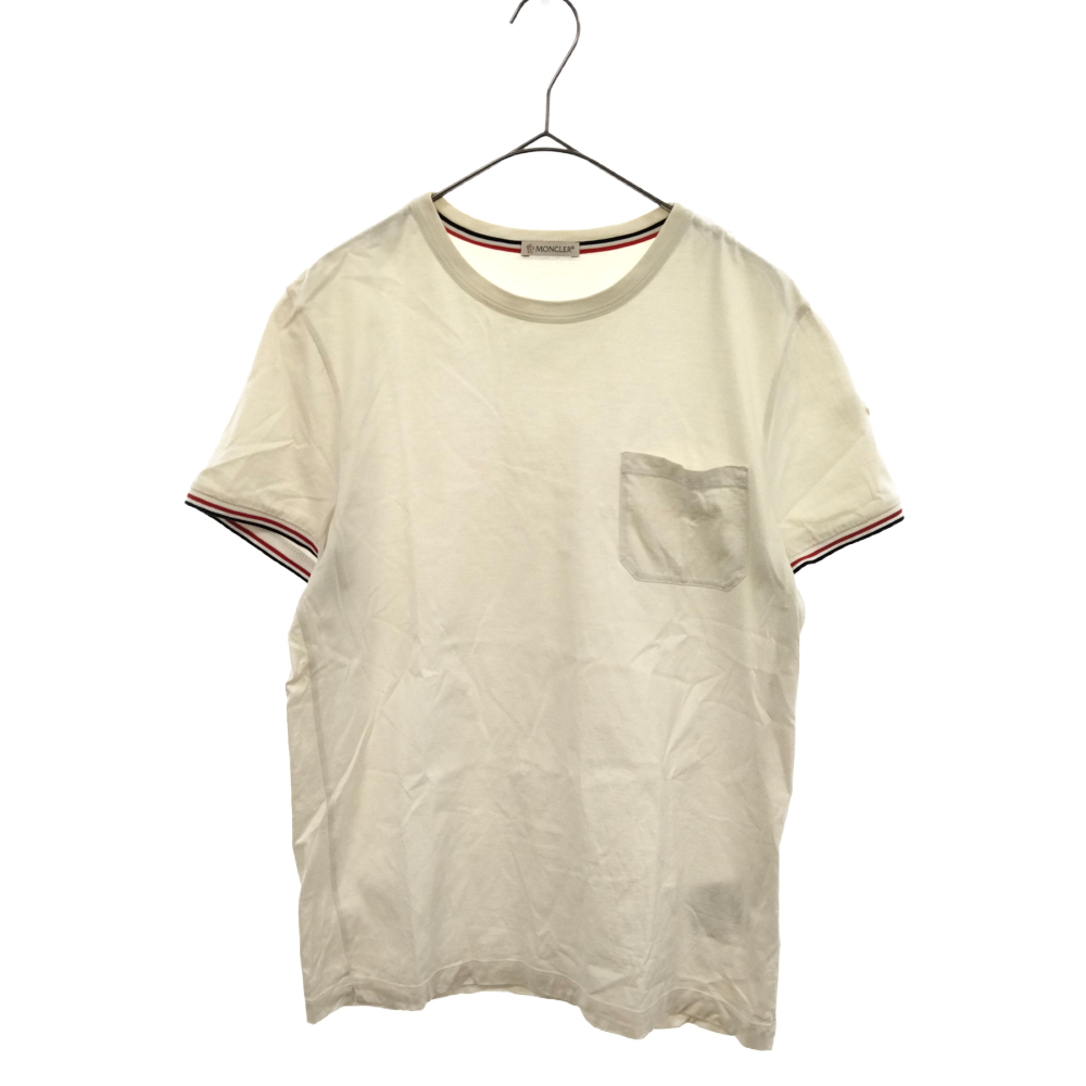 高質で安価 モンクレール E10918019800 ホワイト 半袖Tシャツ その他