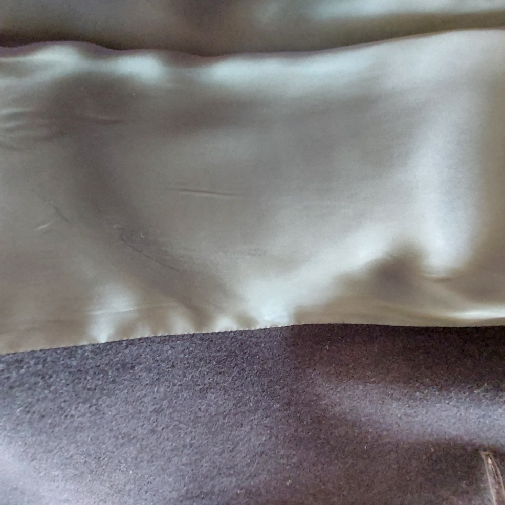 ARMANI COLLEZIONI ロングコート MADE IN ITALY ウール＆アンゴラ コート サイズ50 カラーブラック 大きいサイズ_画像9