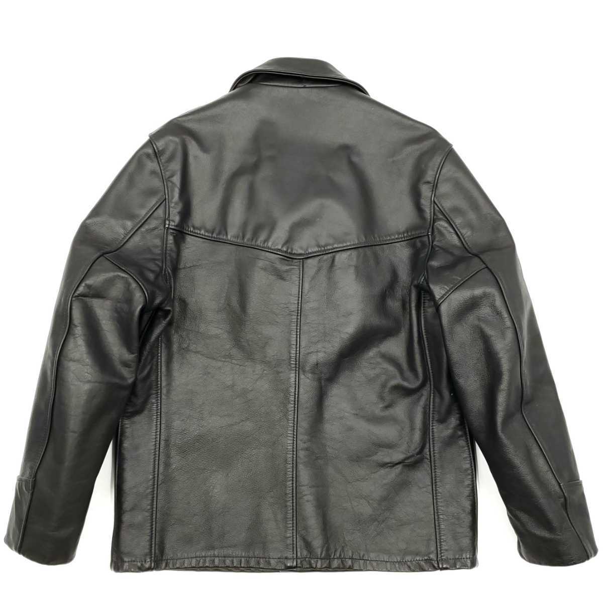 希少ビッグサイズ42 Schott USA製レザージャケット黒メンズXL本 希少ビッグサイズ42 Schott USA製レザージャケット黒メンズXL本