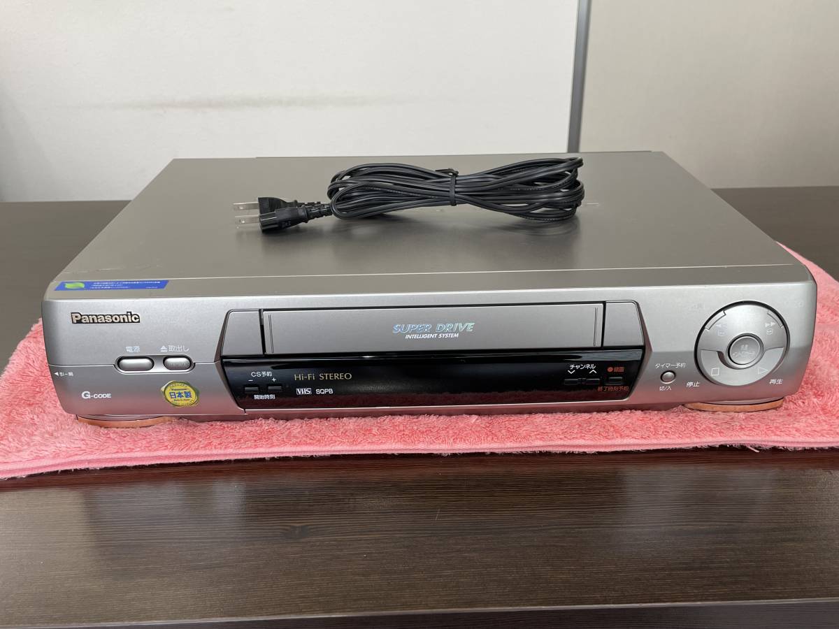 ★【VHSビデオデッキ】Panasonic(パナソニック) ビデオカセットレコーダー NV-H230G★簡易動作チェック済 ジャンク品_画像4