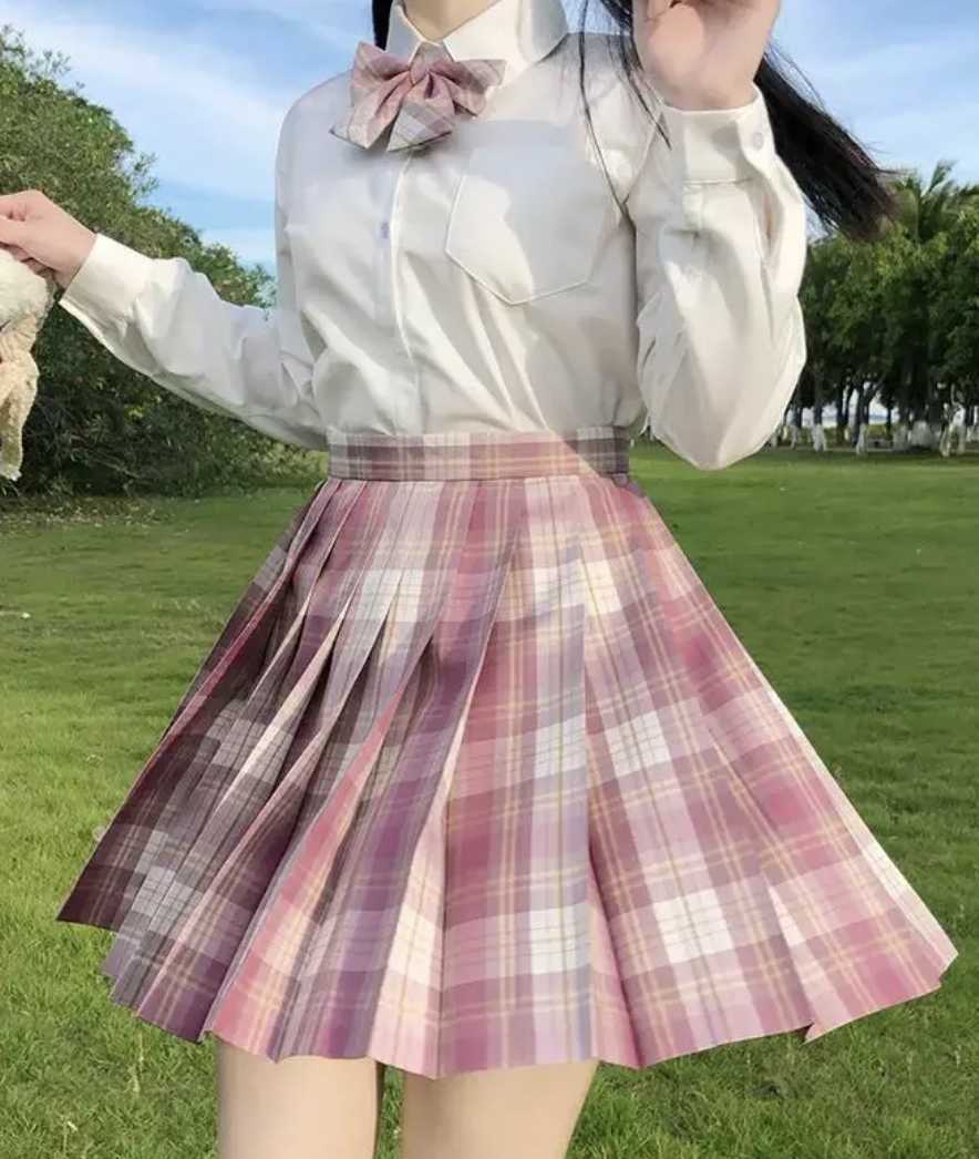 制服　Lサイズ　チェック柄　制服コスプレ