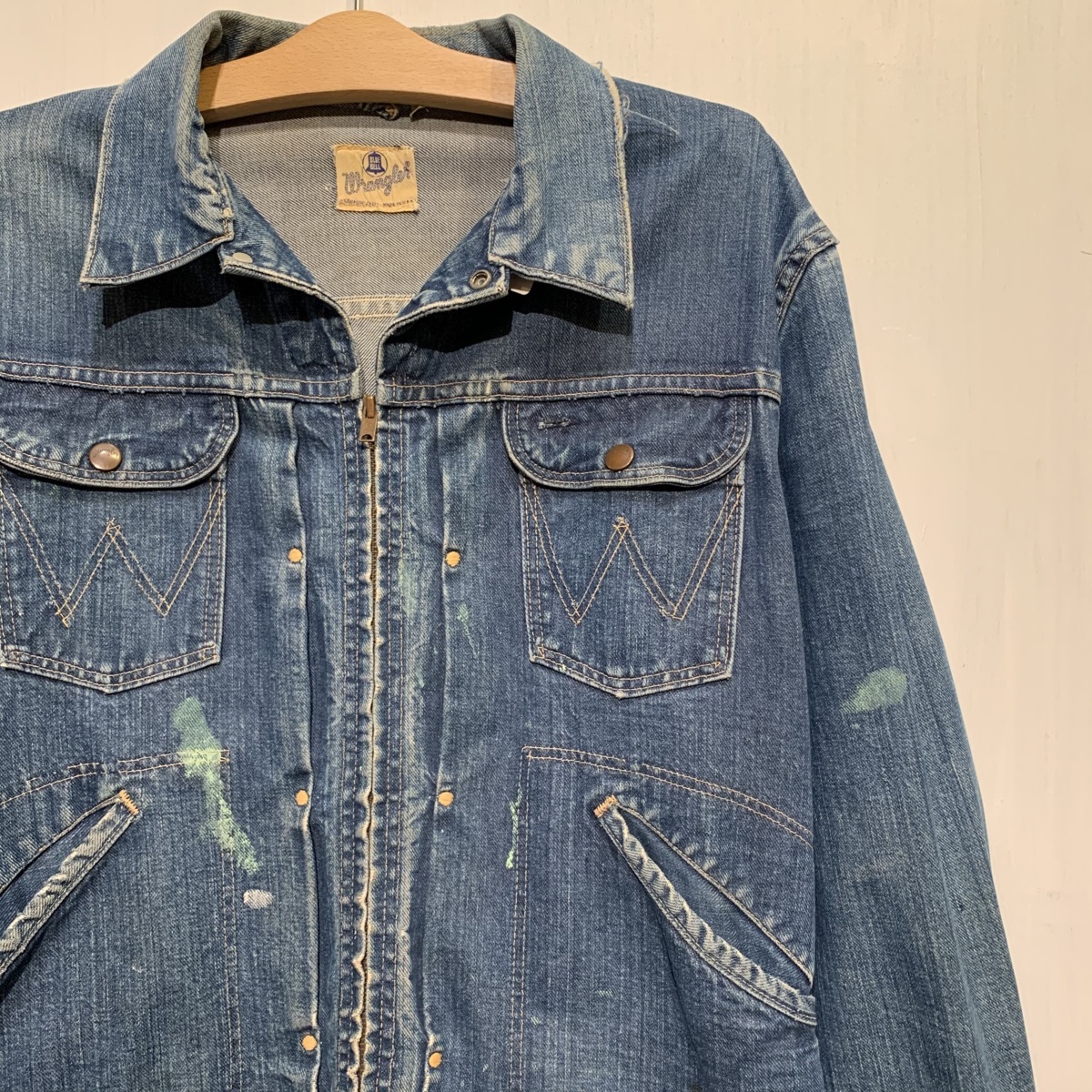 Yahoo!オークション - 60'S WRANGLER 24MJZ DENIM JACKET Yahoo!オークション - 60'S WRANGLER 24MJZ DENIM JACKET