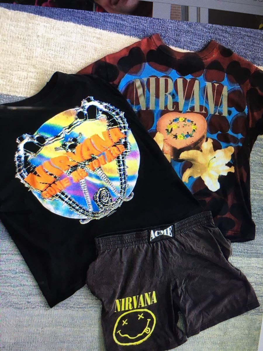 幻 vintage 90s nirvana ショーツ カートコバーン | josanamota.com.br