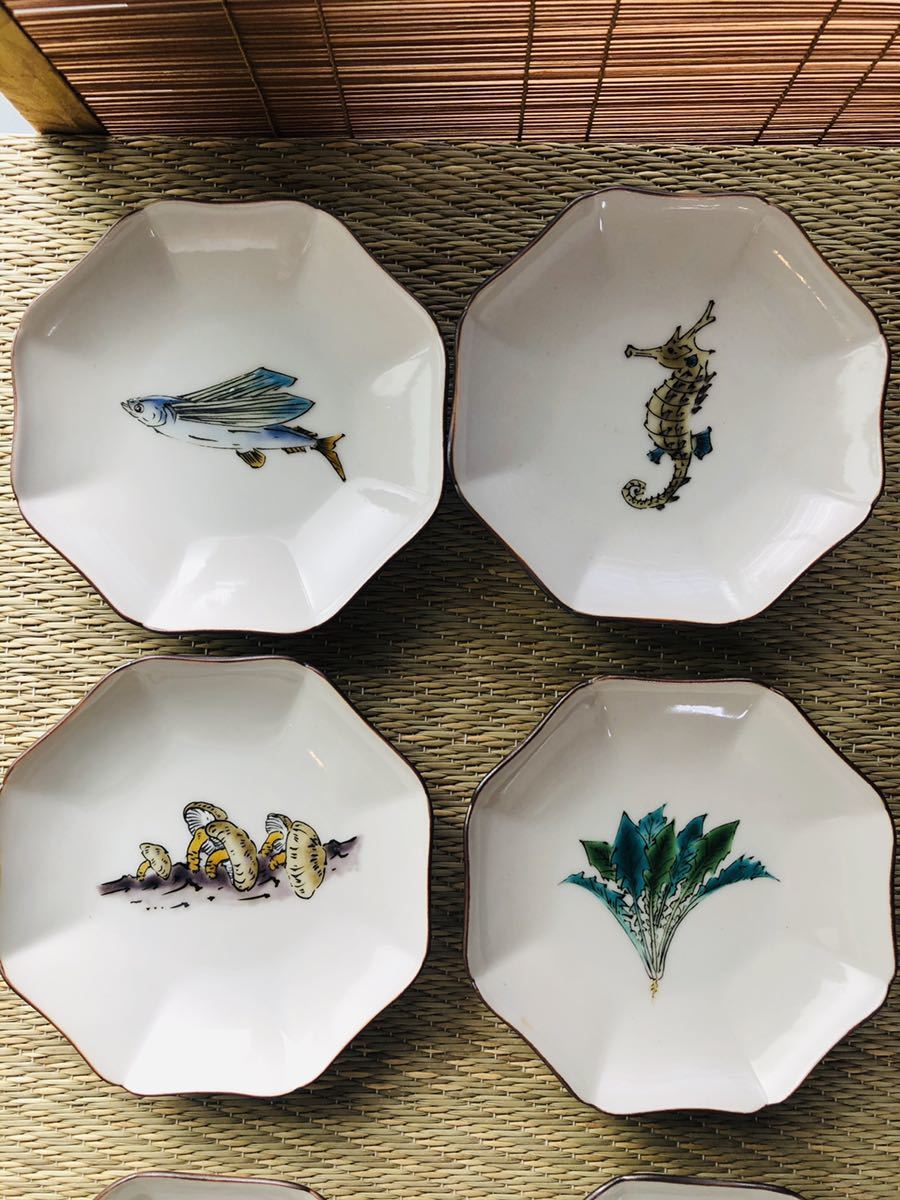 A0103)未使用品 北村 和義 九谷焼 小皿 5枚セット Yahoo!オークション - 九谷焼 小皿 お皿 10枚セット 手描き 北村和義