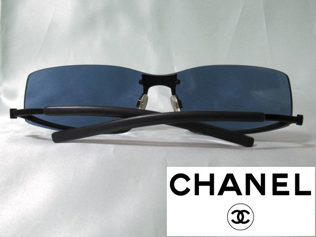  Chanel /CHANEL/ sunglasses / black (c.101/80)/4066-B/120/ accessory, guarantee card, case none /MADE IN ITALY! beautiful goods!