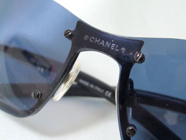  Chanel /CHANEL/ sunglasses / black (c.101/80)/4066-B/120/ accessory, guarantee card, case none /MADE IN ITALY! beautiful goods!