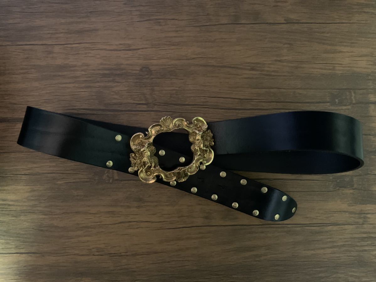本物】DOLCE&GABBANA バロックバックルベルト ドルチェ&ガッバーナ
