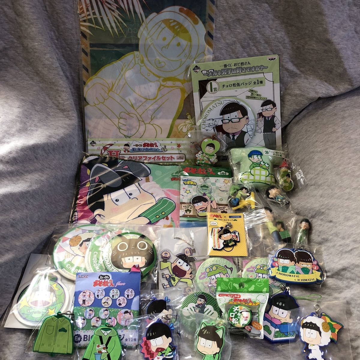 おそ松さん☆チョロ松グッズ 34点セット☆クリアファイル、ハンド