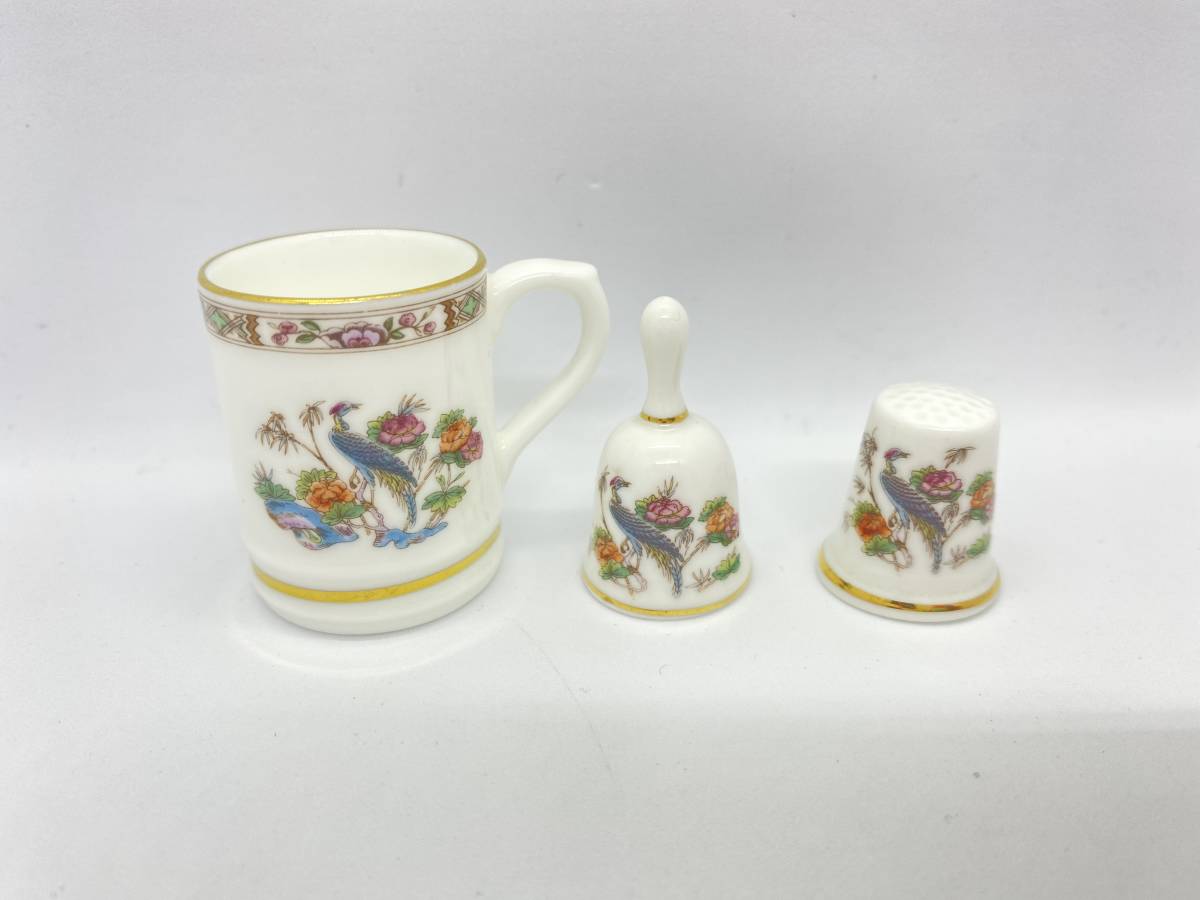 WEDGWOOD ウェッジウッド KUTANI CRANE Miniature Tea set + Tankard