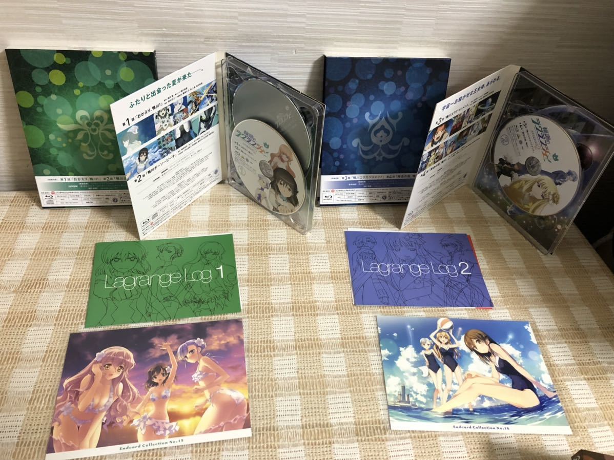 輪廻のラグランジェ 1期+2期 初回全12巻セットBlu-ray 即決 送料無料