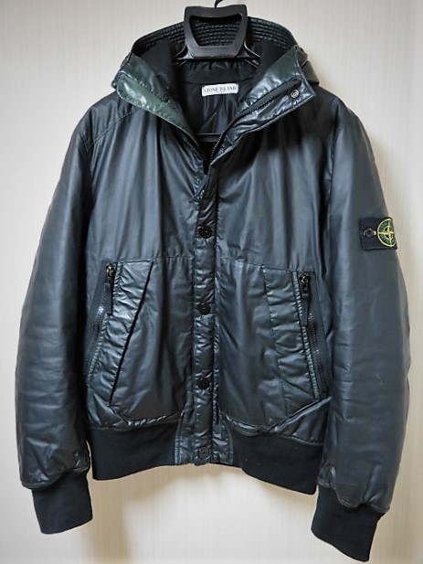 STONE ISLAND MUSSOLA GOMMATA BOMBER JACKET 44B30 11AW 大傑作！超美