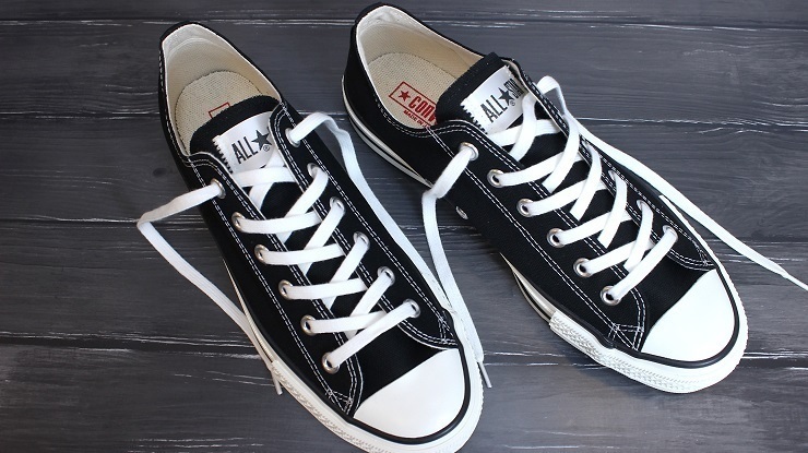 コンバース キャンバス オールスター J OX ブラック 24.5cm 新品 国産 日本製 CONVERSE CANVAS ALL STAR J OX  32167 レディース 黒