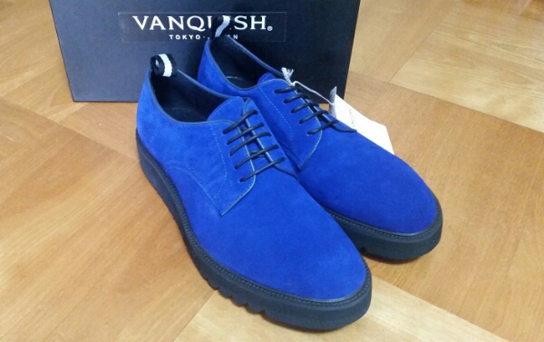 【新品】　VANQUISH 　靴　ヴァンキッシュ　青 　ブルー_画像3