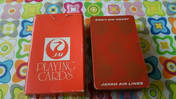 トランプ　カード　日本航空　JAL　鶴のマーク　昭和_画像1
