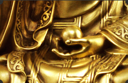 地蔵王菩薩座像 仏像 極美精品 仏教美術 置物 真鍮