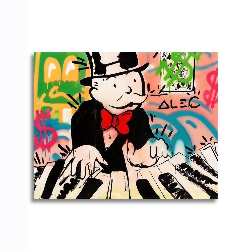 人気商品の ポスター モノポリー Monopoly ボード 24 おしゃれ 雑貨 絵 グッズ アート グラフィティ ボードゲーム 海外 75x50cm フレーム パネル その他