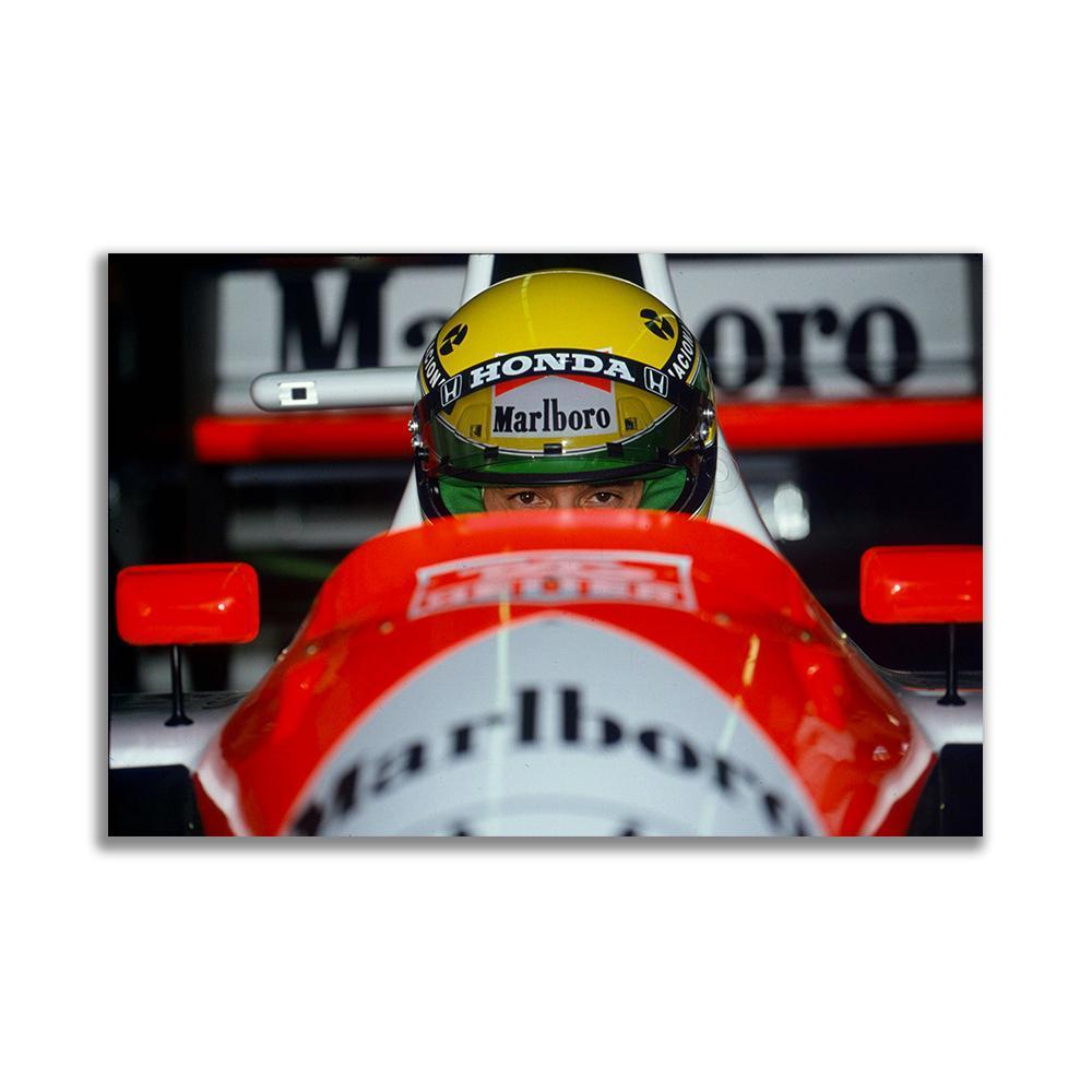 アイルトン・セナ F1 ポスター ボード パネル フレーム 75x50cm アイルトン・セナ F1 ポスター ボード パネル フレーム 75x50cm