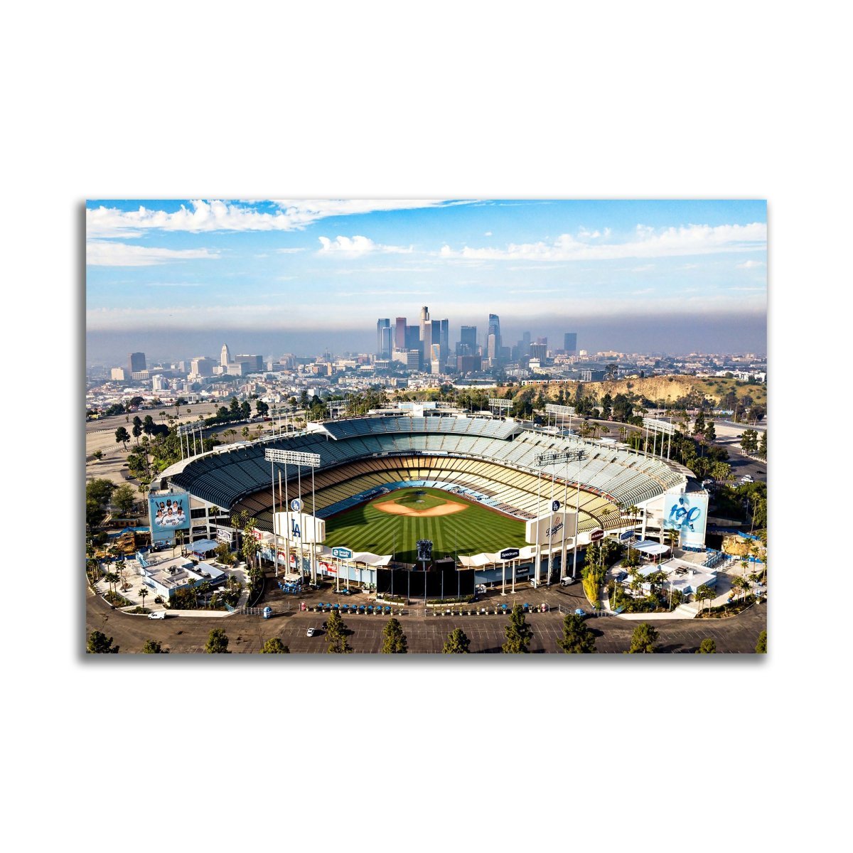 最高級のスーパー ドジャー・スタジアム ロサンゼルス ドジャース ポスター ボード パネル フレーム 75x50cm メジャー 野球 MLB グッズ 絵 写真 フォト 11 その他