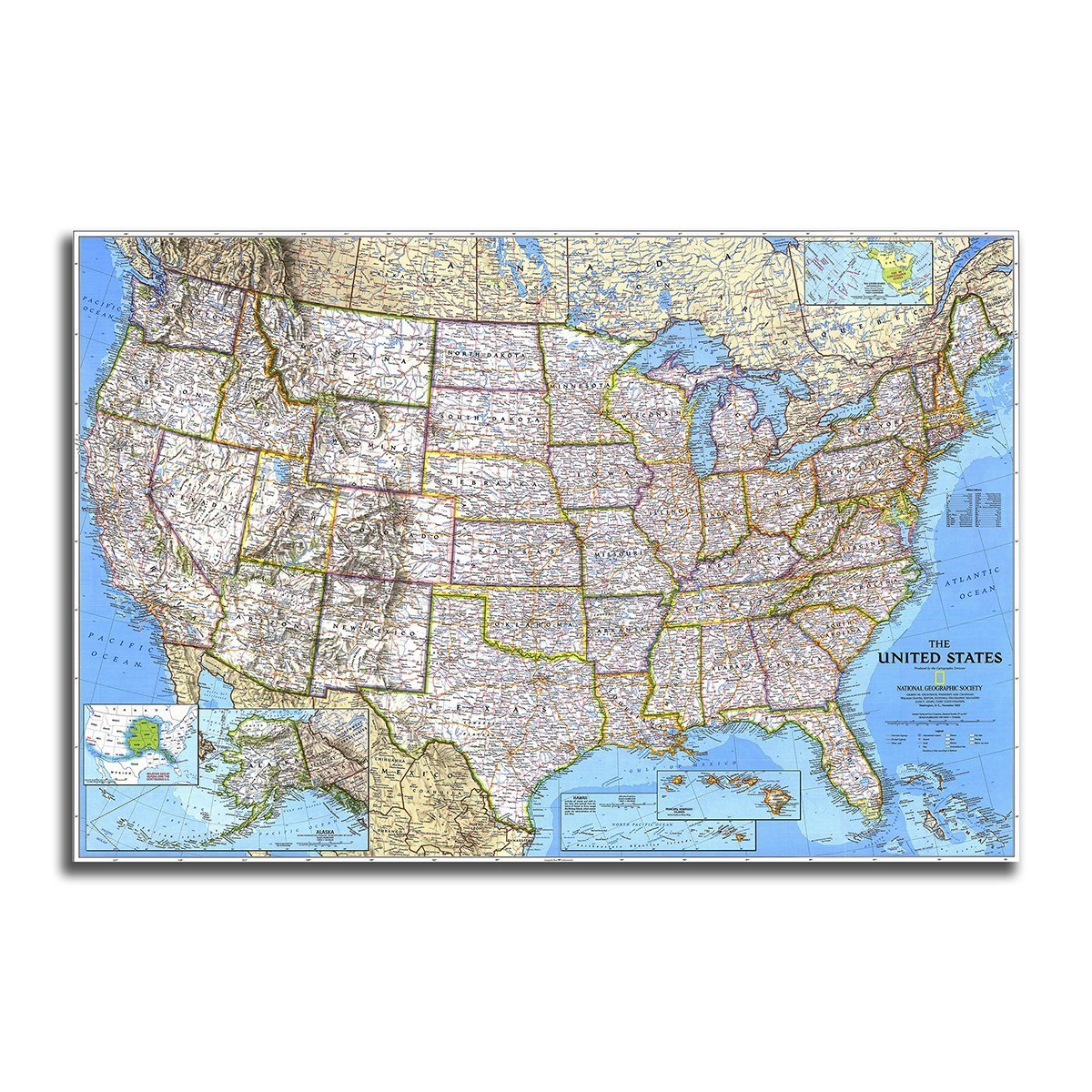 世界地図 world map ポスター ボード パネル フレーム 75x50cm 地図 海外 英字 アート レトロ ビンテージ インテリア グッズ 写真 雑貨 12_画像1