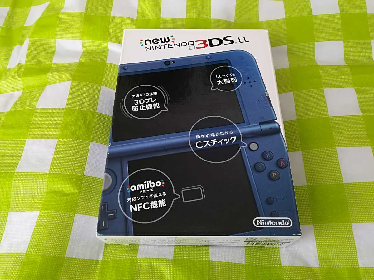 任天堂 Newニンテンドー3DS LL メタリックブルー 未使用保管 新品