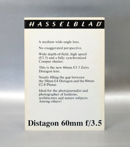  used * small booklet * catalog 6 pcs. [ Hasselblad ]HASSELBLAD/T* lens group / Polaroid photograph / magazine 